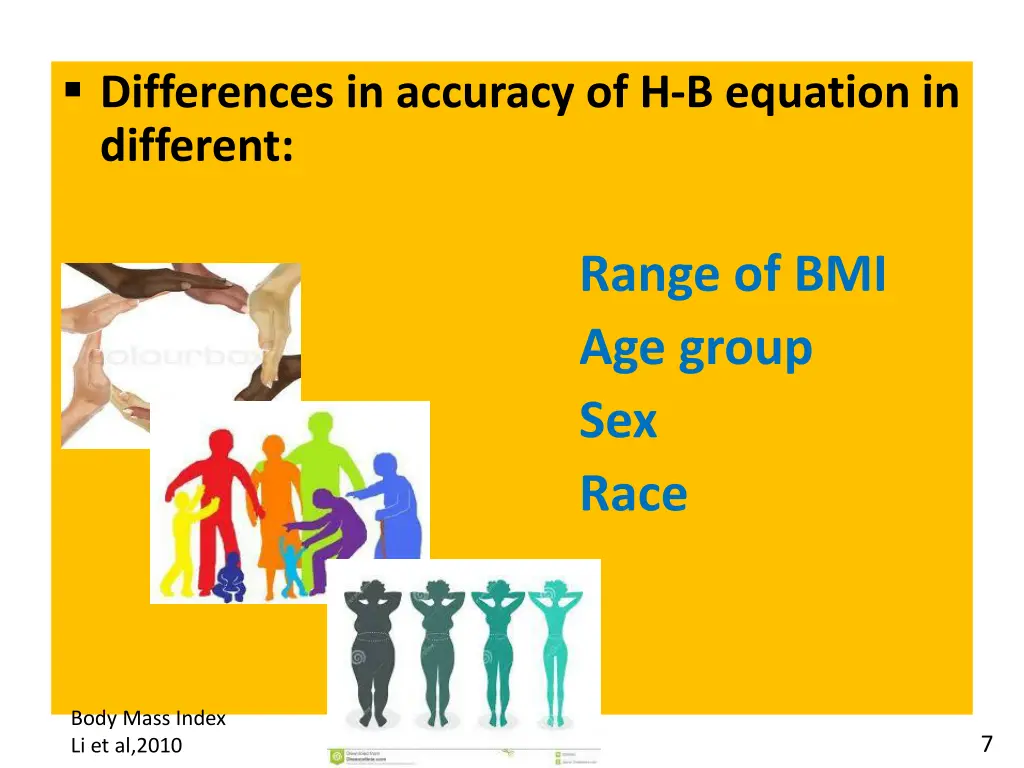 differences in accuracy of h b equation