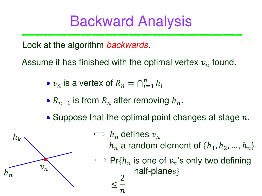 backward analysis