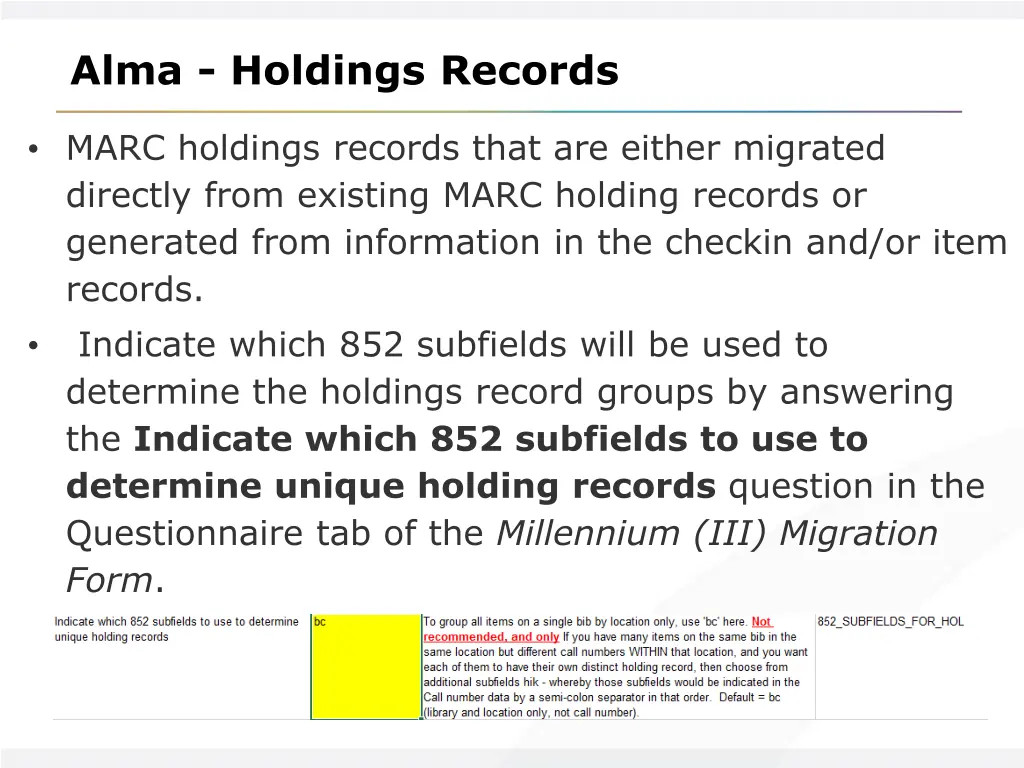 alma holdings records 1