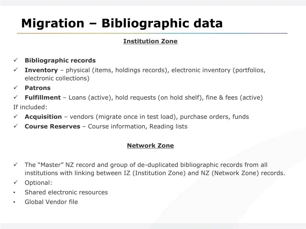 migration bibliographic data