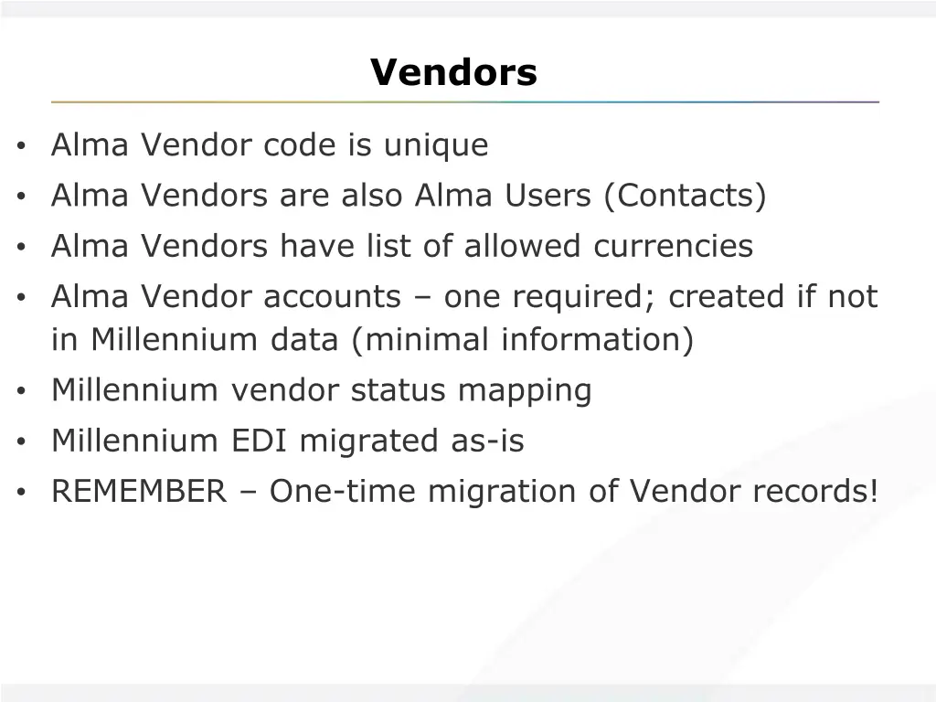 vendors