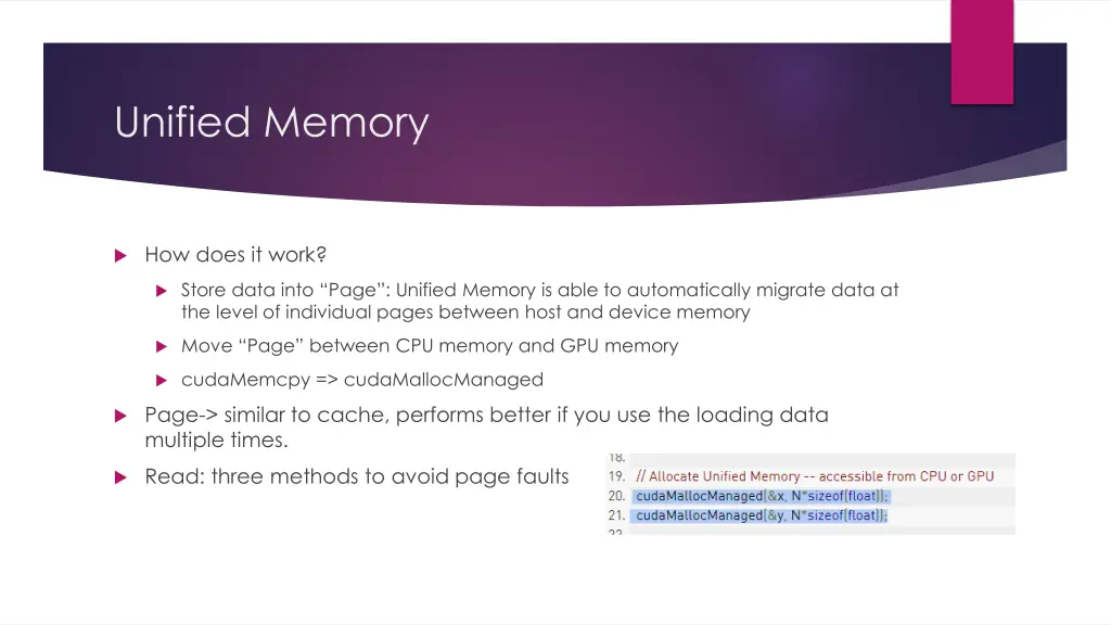 unified memory 3