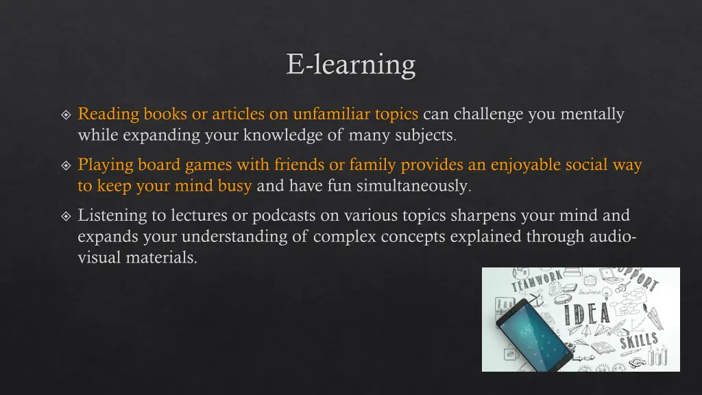 e learning