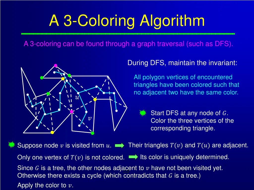 a 3 coloring algorithm