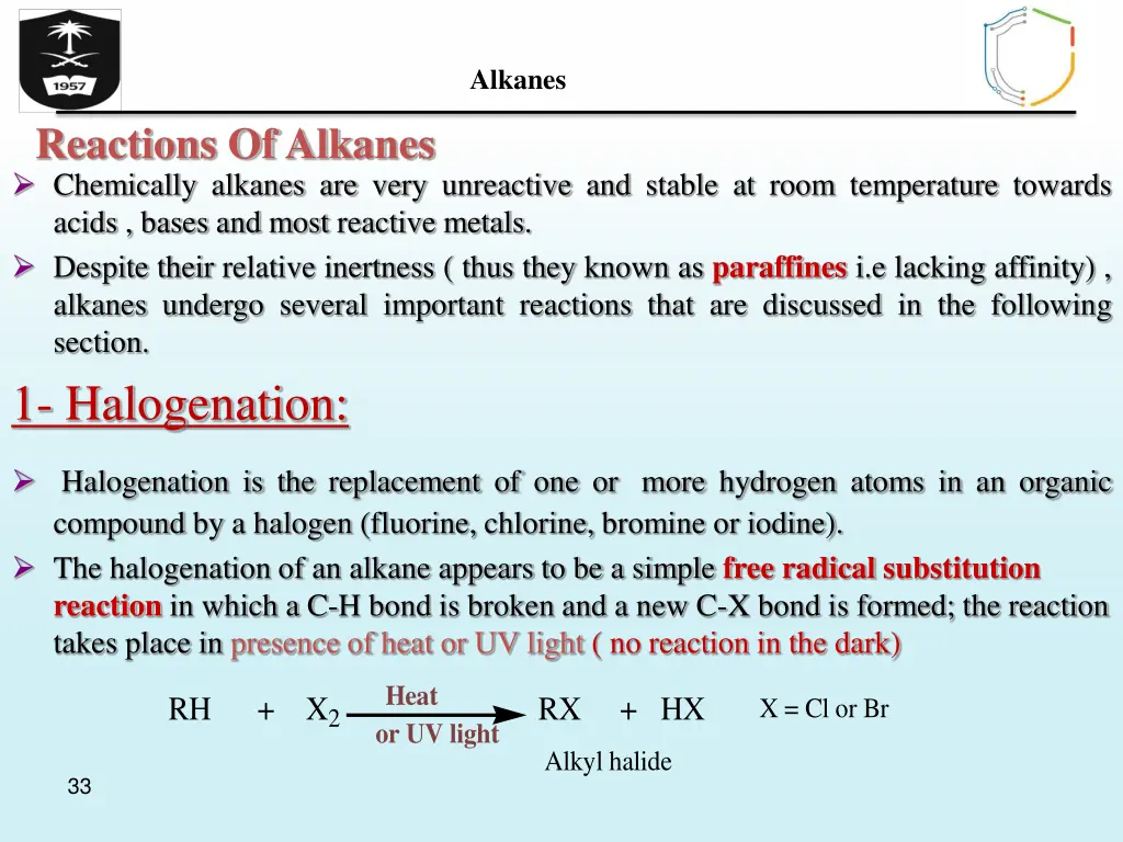 alkanes 31