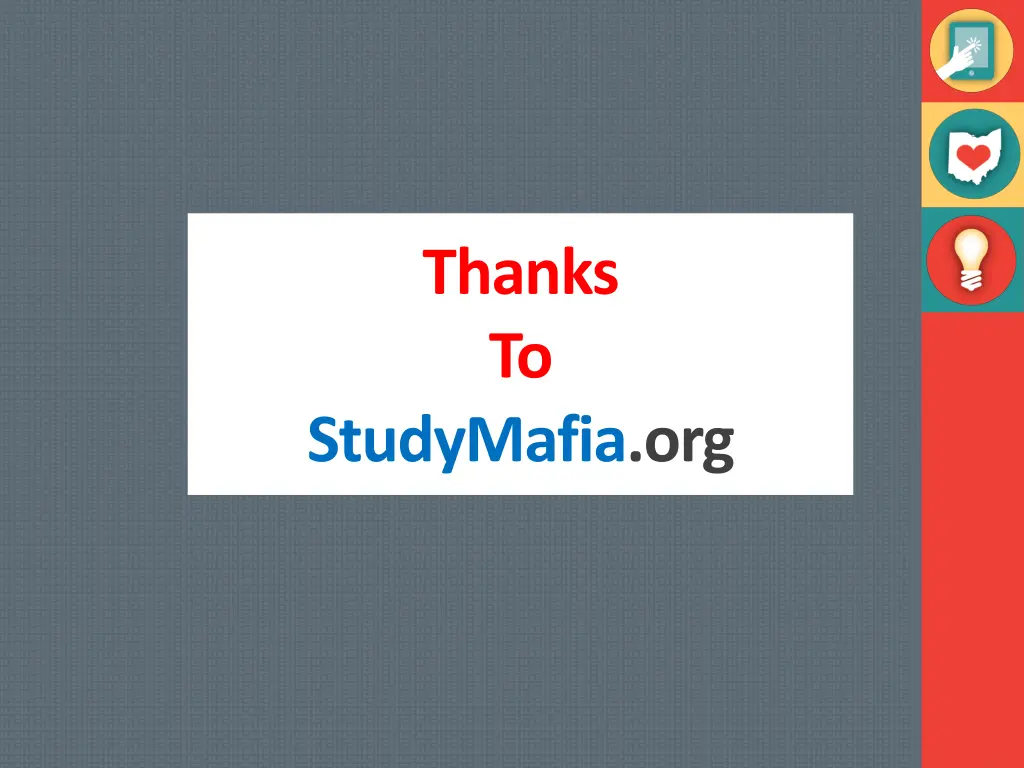 thanks to