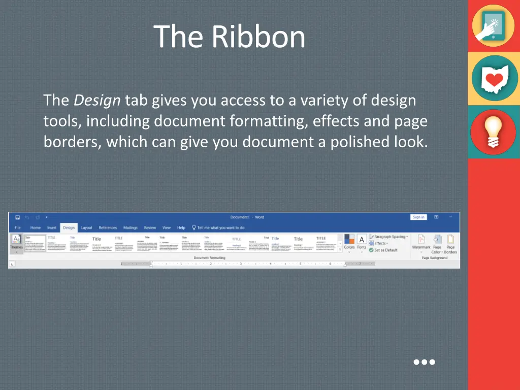 the ribbon 3