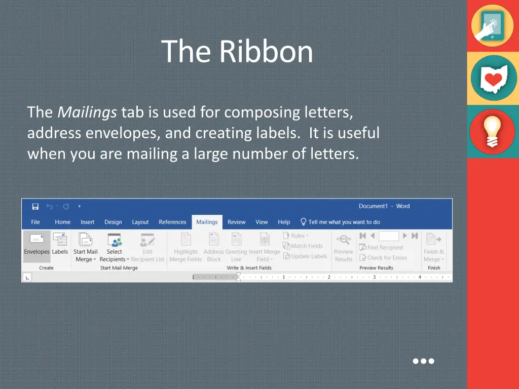the ribbon 6