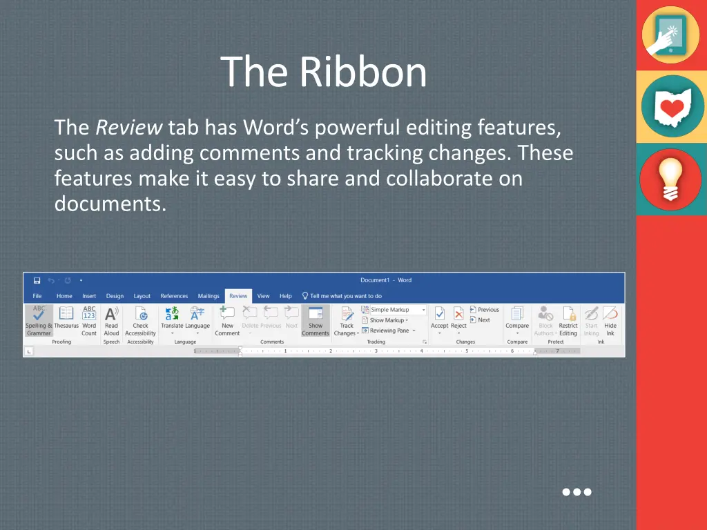 the ribbon 7