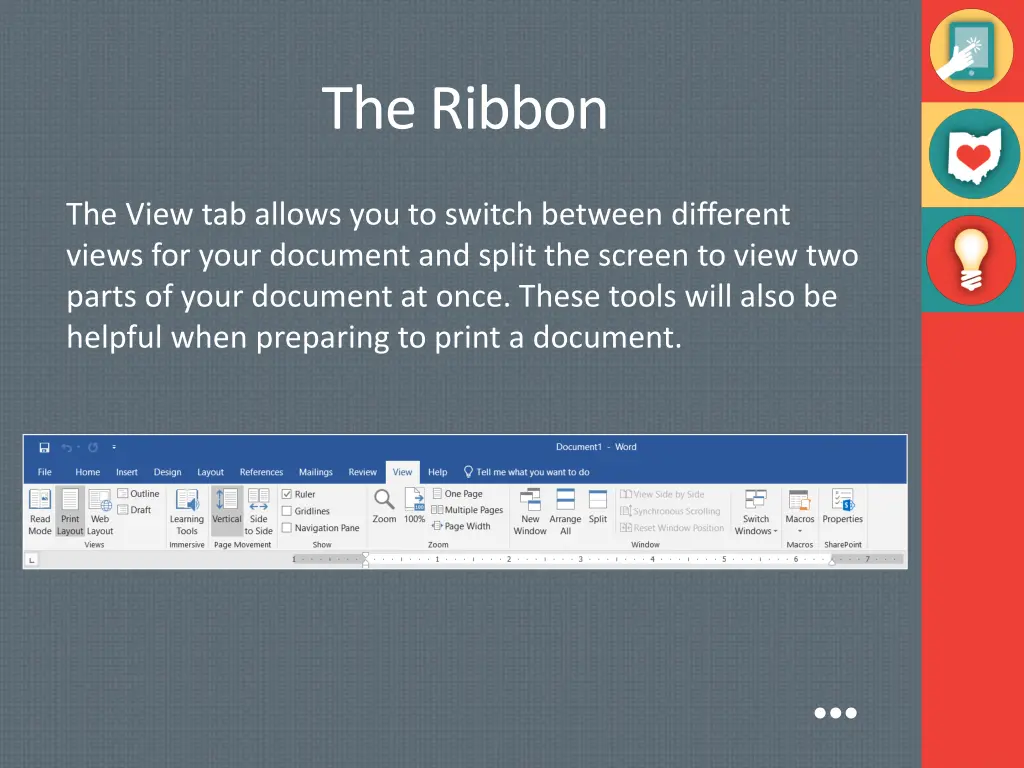 the ribbon 8
