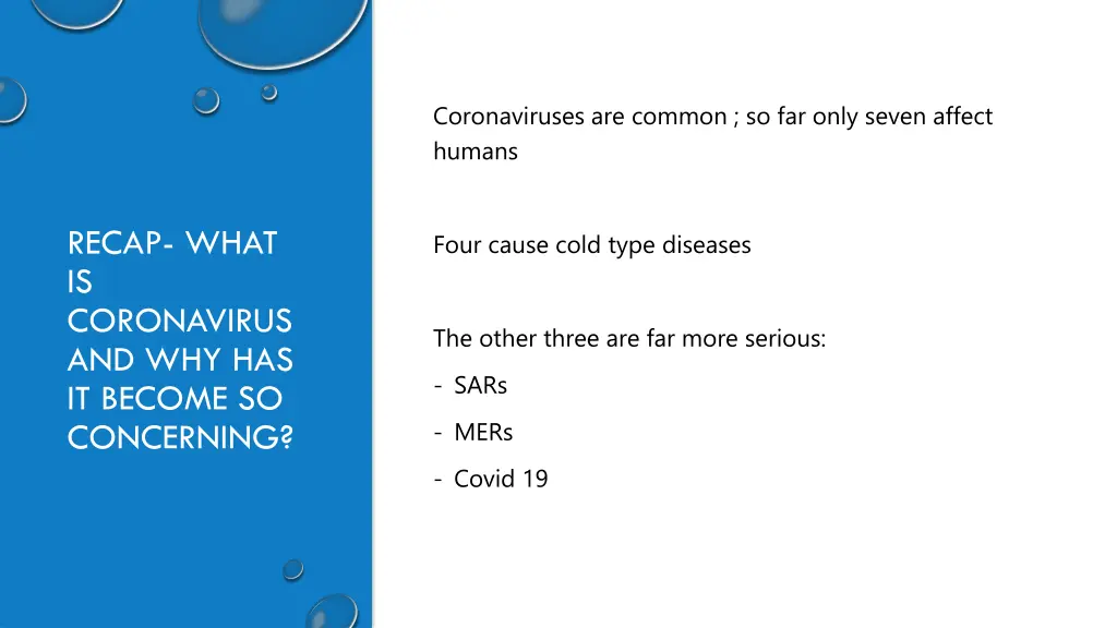 coronaviruses are common so far only seven affect