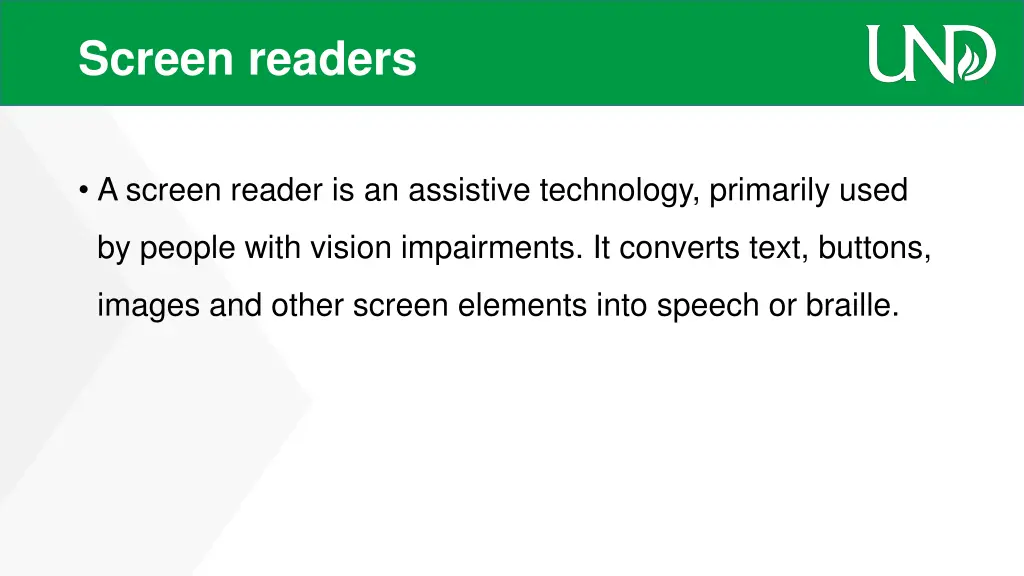 screen readers