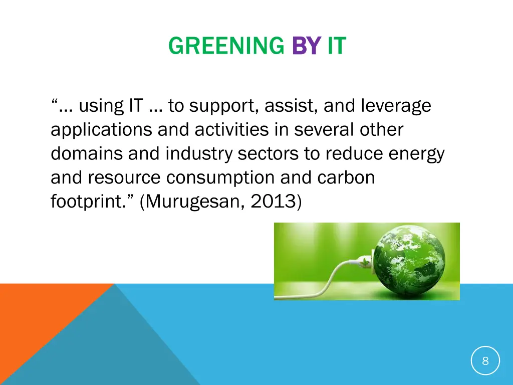 greening by