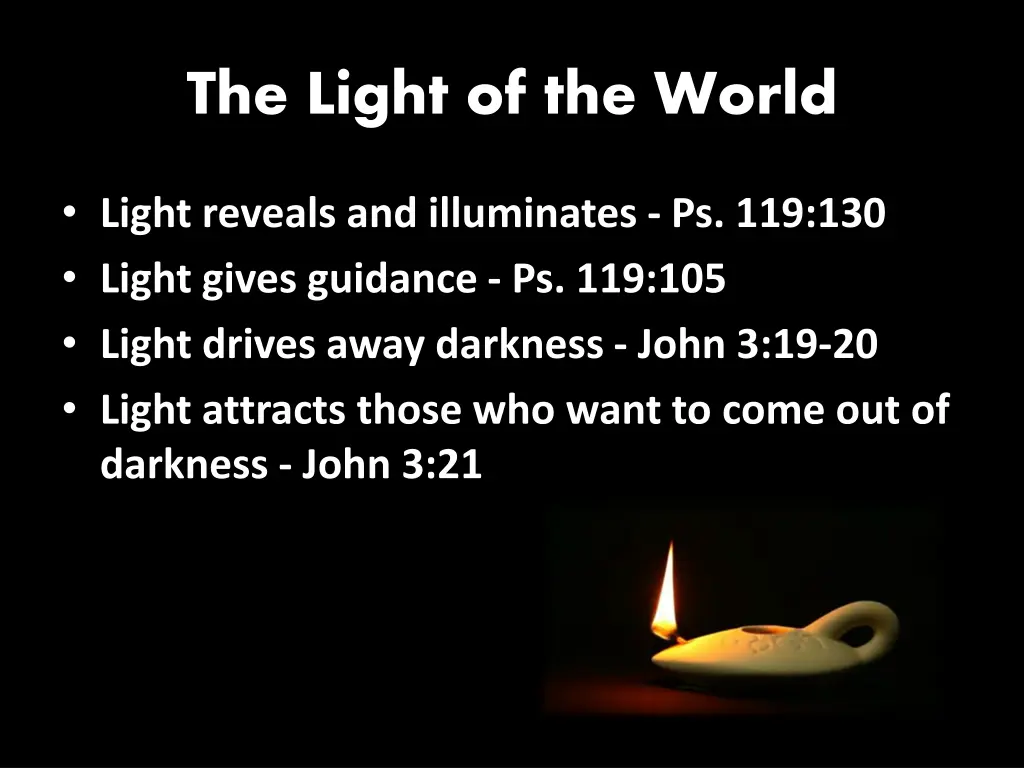 the light of the world