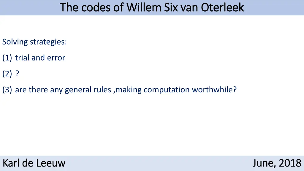 the codes of willem six van oterleek the codes 7