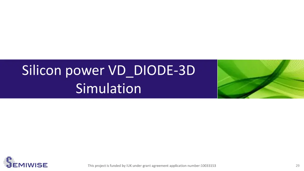 silicon power vd diode 3d simulation