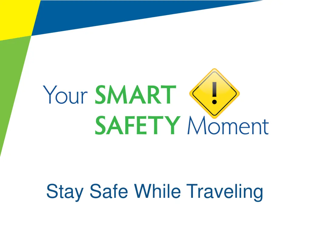 stay safe while traveling
