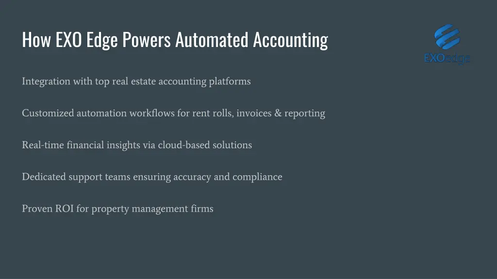 how exo edge powers automated accounting