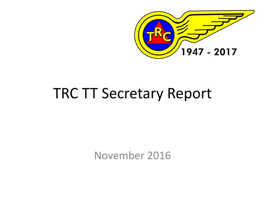 trc tt secretary report