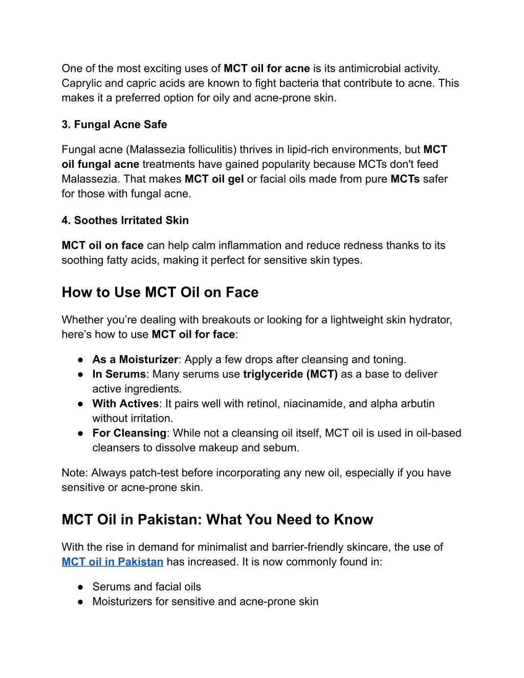 one of the most exciting uses of mct oil for acne