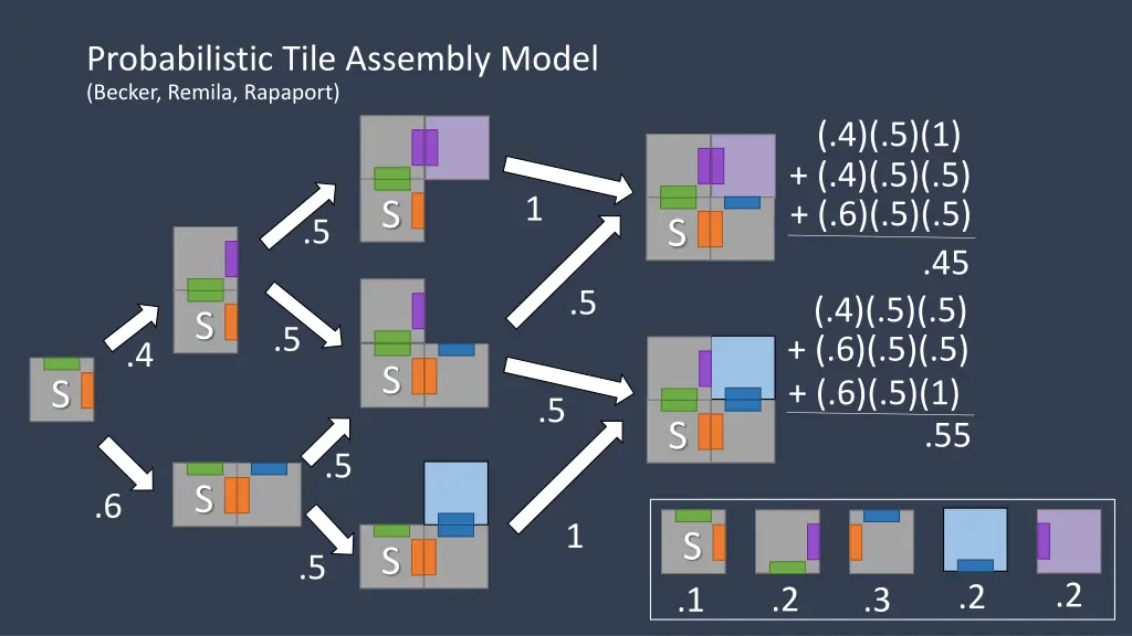 probabilistic tile assembly model becker remila 11