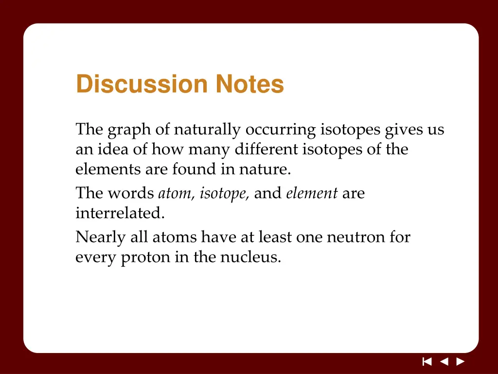 discussion notes