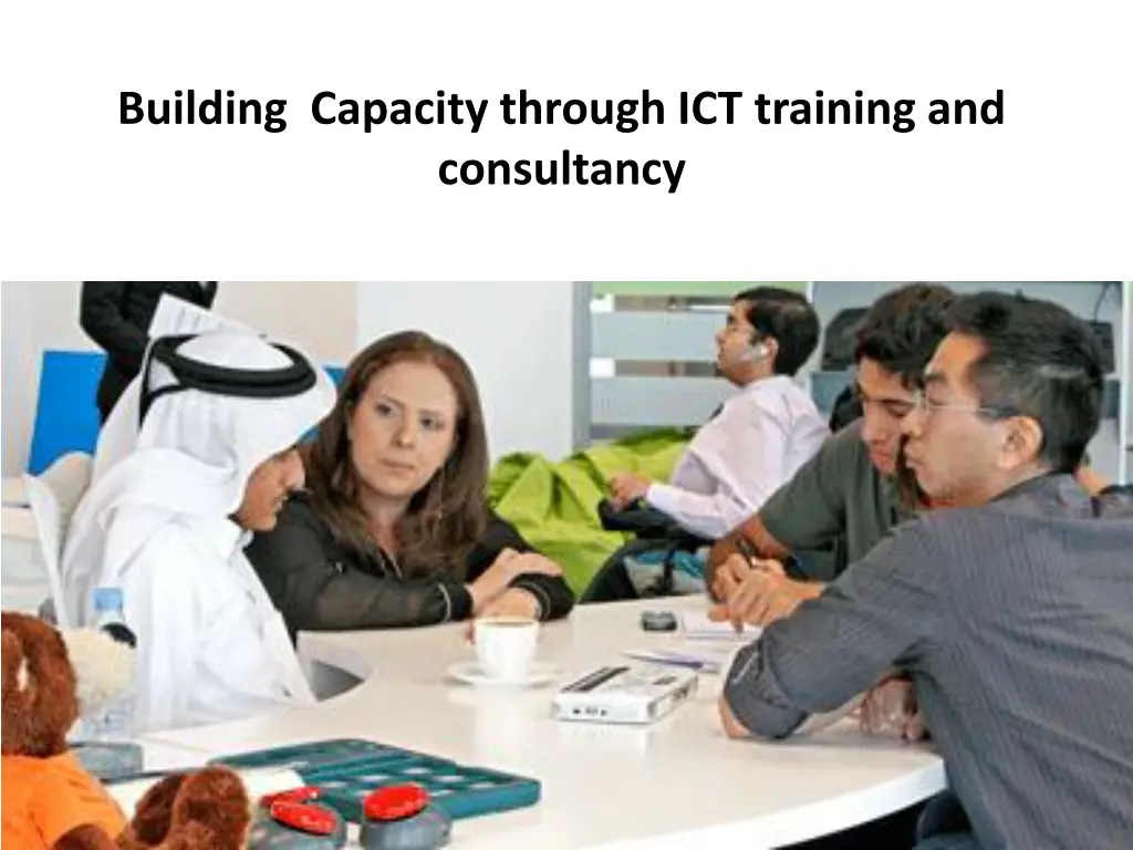 building capacity through ict training