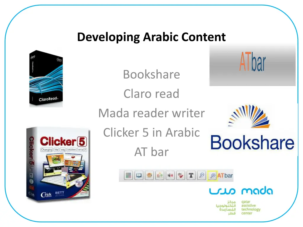 developing arabic content
