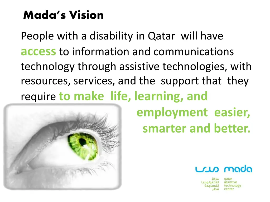 mada s vision