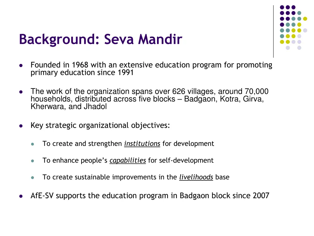 background seva mandir