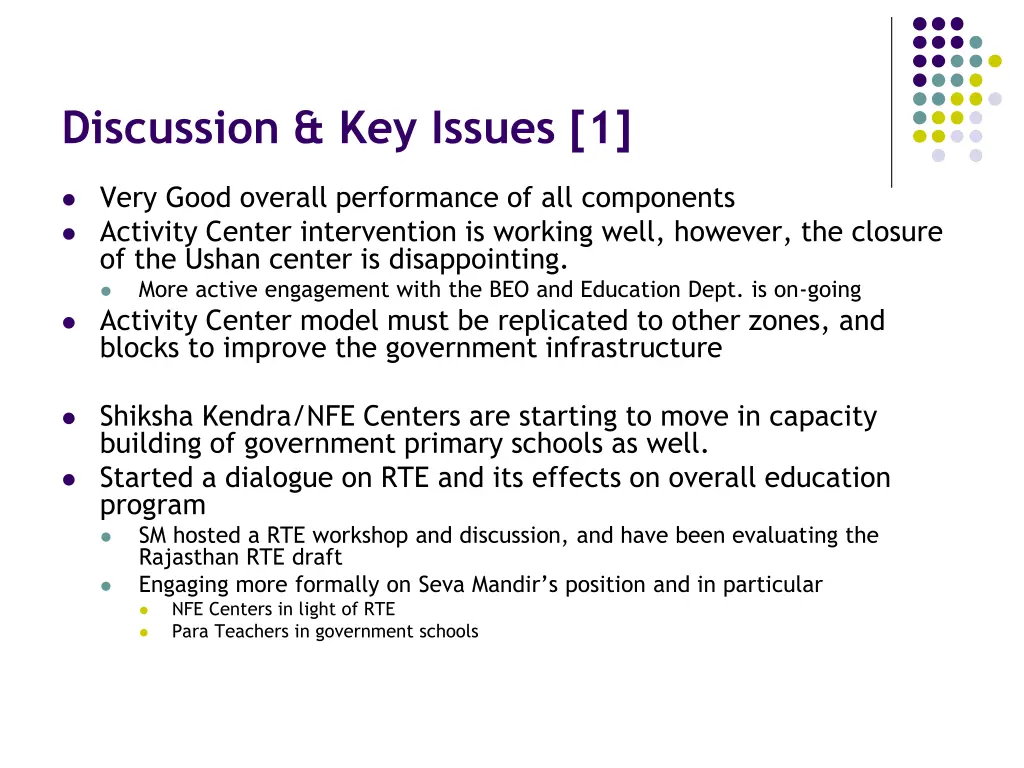 discussion key issues 1