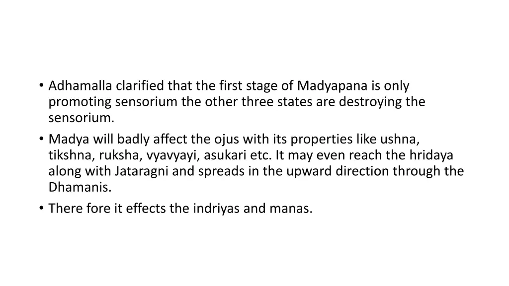 adhamalla clarified that the first stage