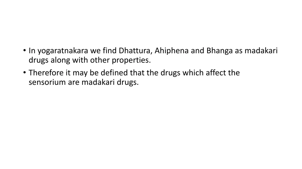 in yogaratnakara we find dhattura ahiphena