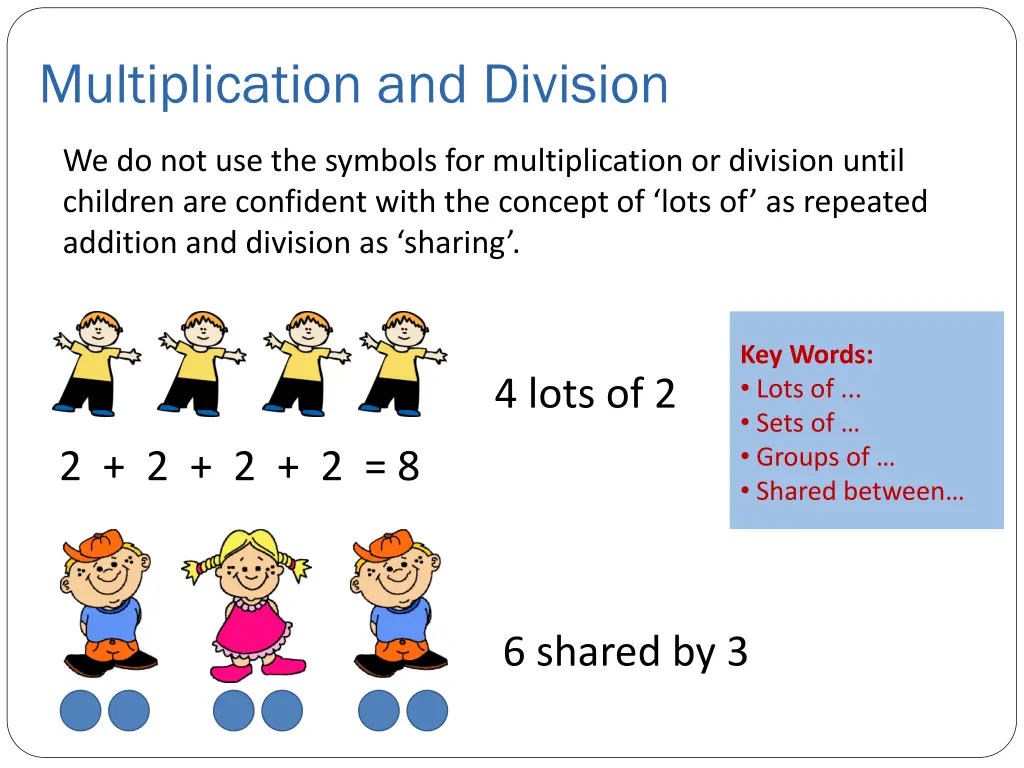 multiplication and division