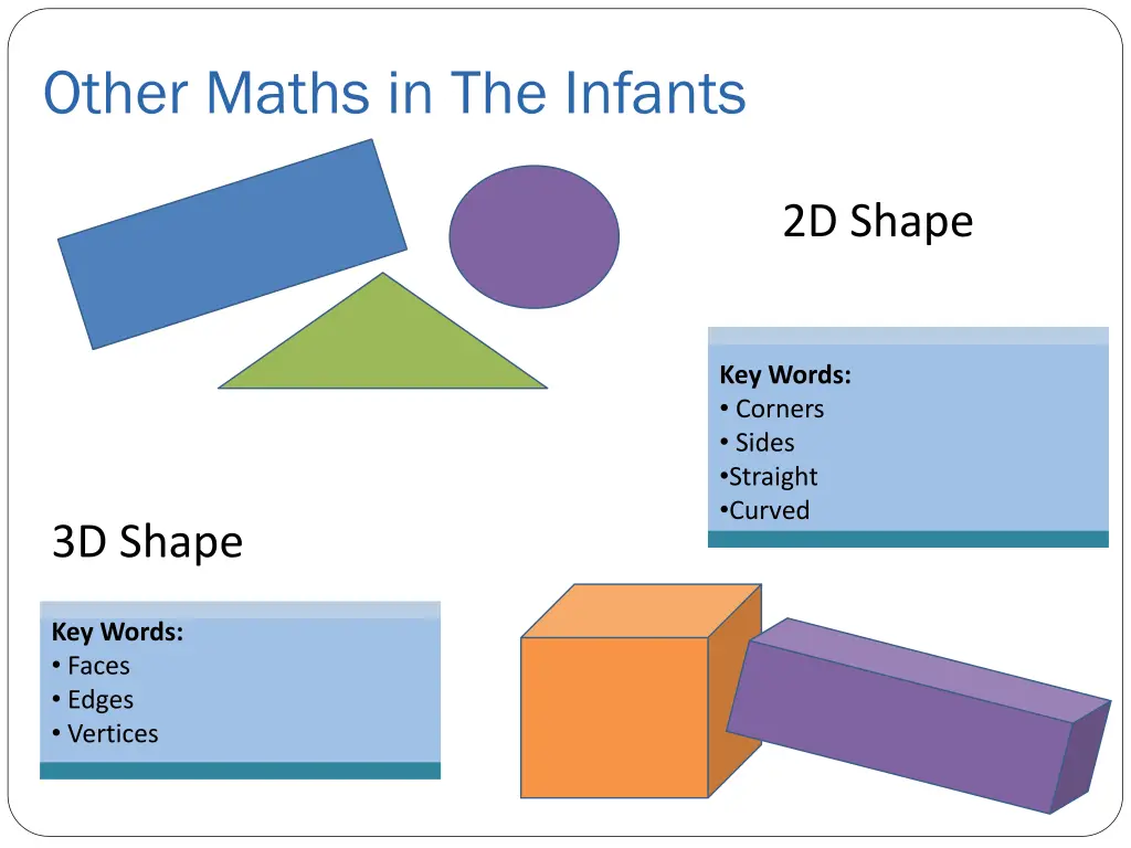 other maths in the infants 1
