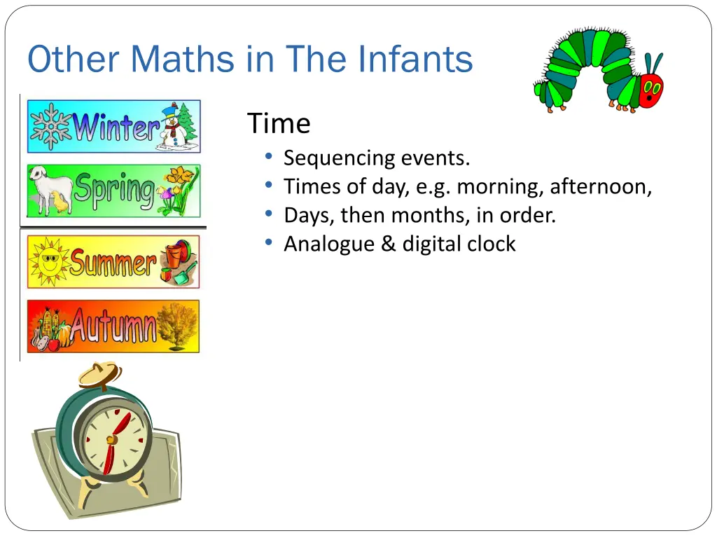 other maths in the infants 3