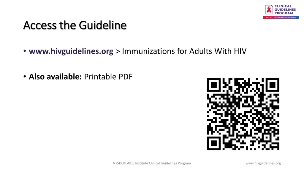 access the guideline access the guideline