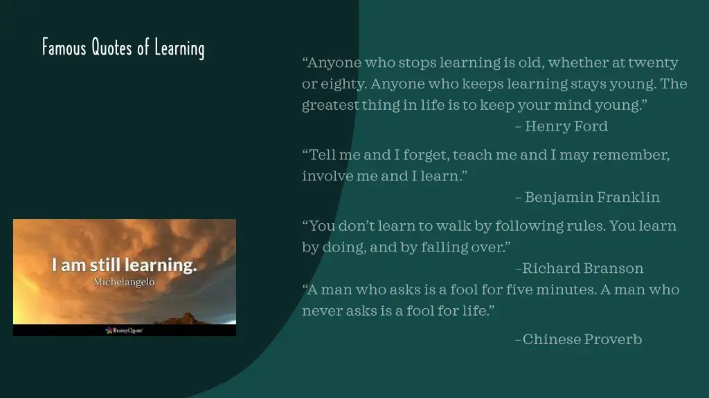famous quotes of learning