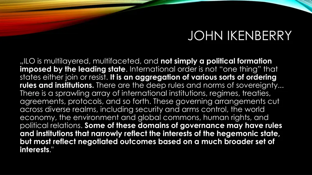 john ikenberry