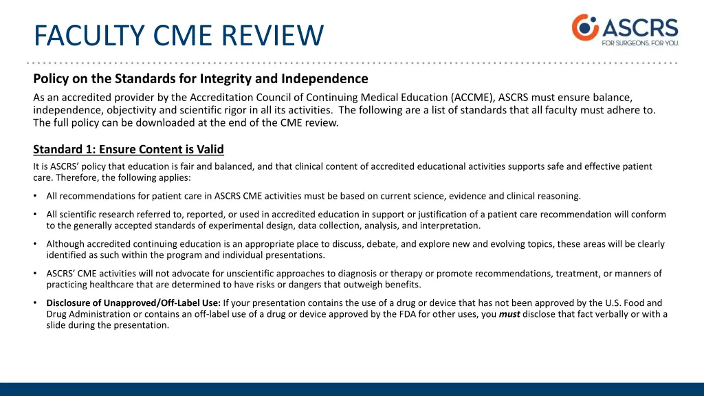 faculty cme review 3