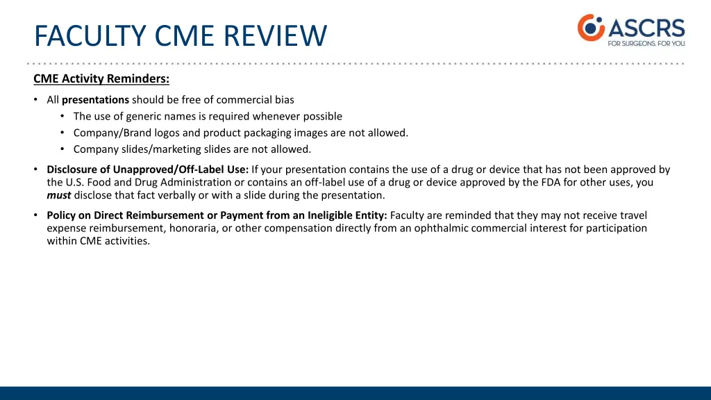 faculty cme review 7