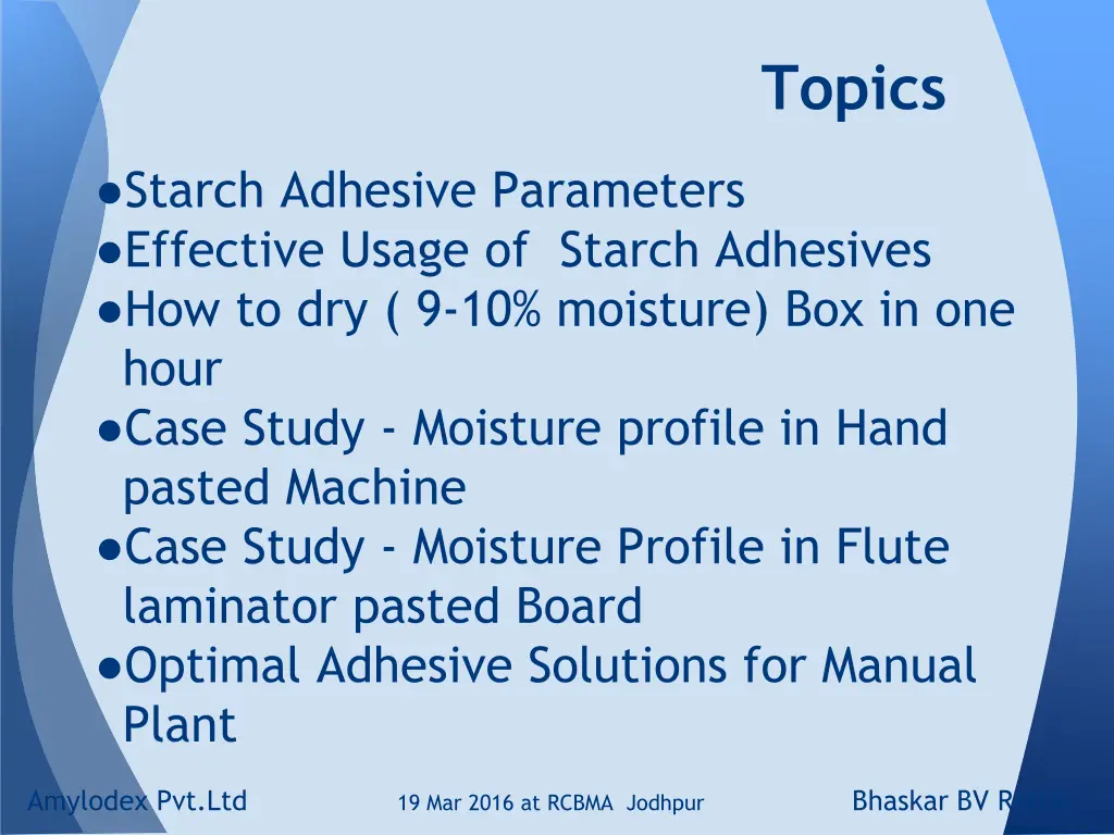 topics