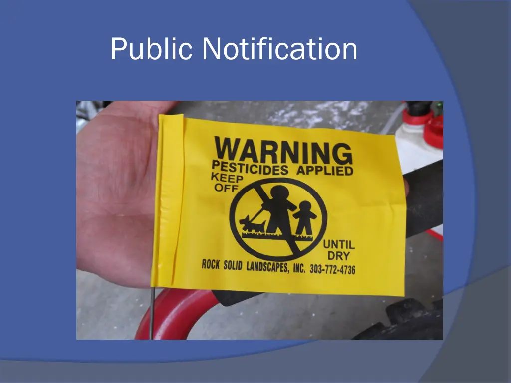 public notification