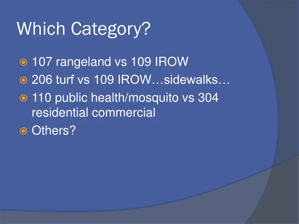 which category