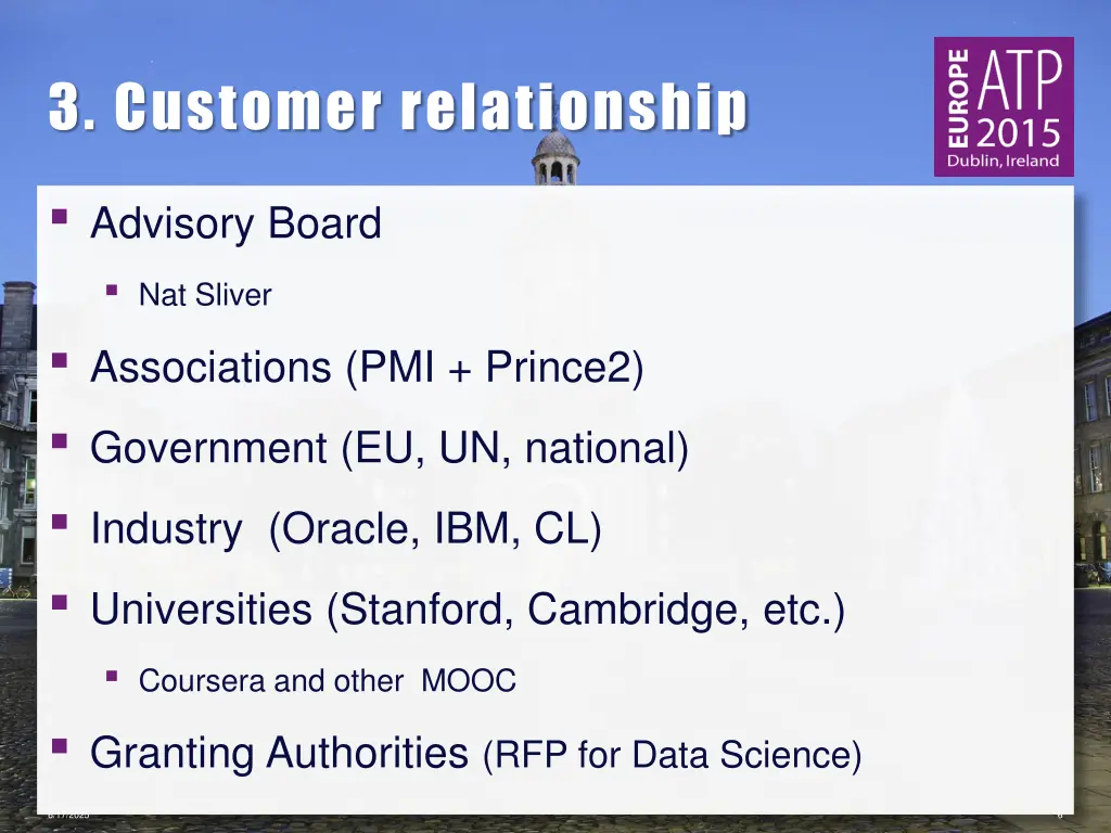 3 customer relationship