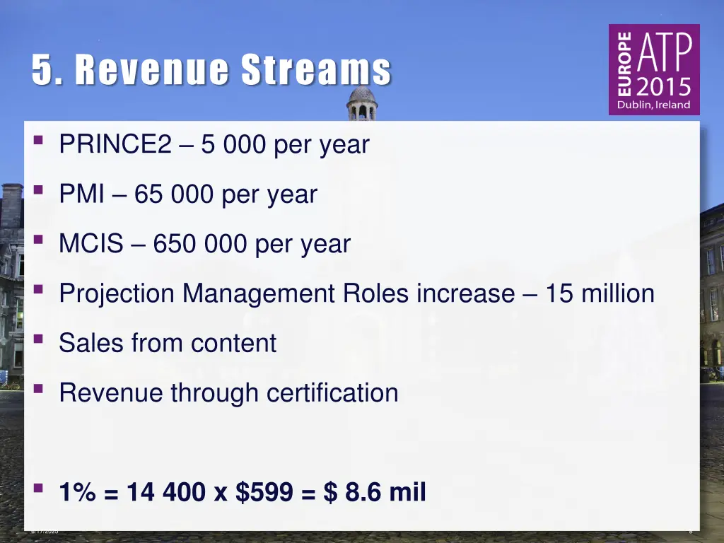 5 revenue streams