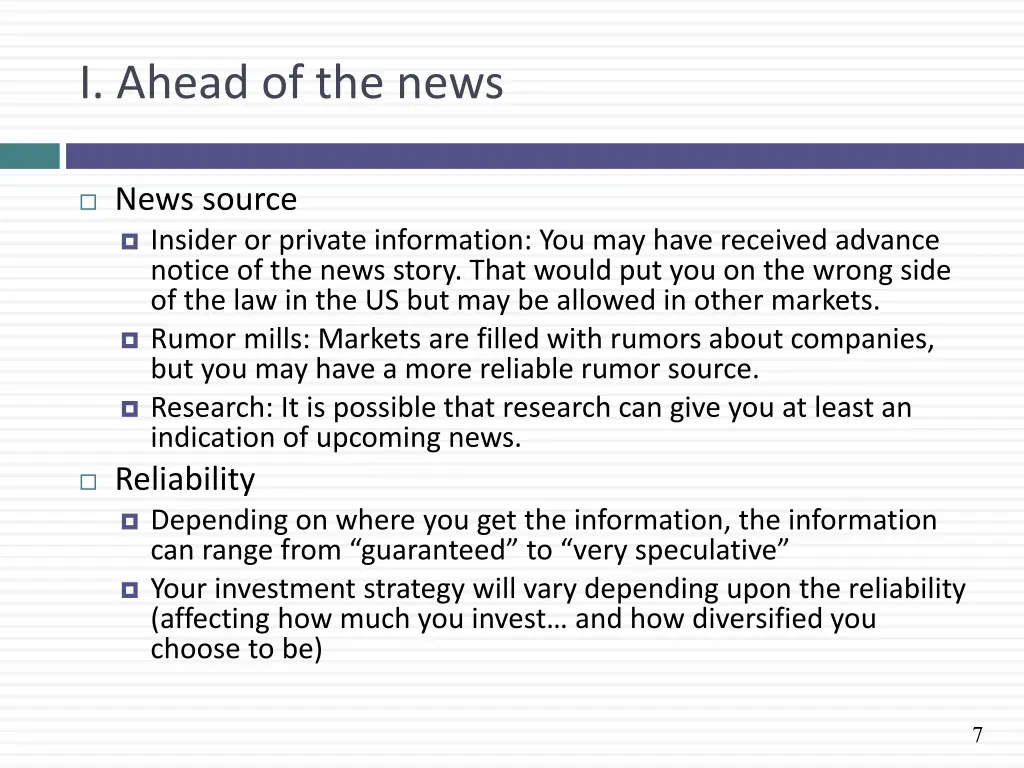 i ahead of the news