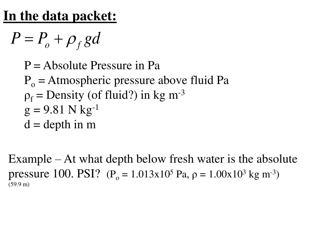 in the data packet p p o