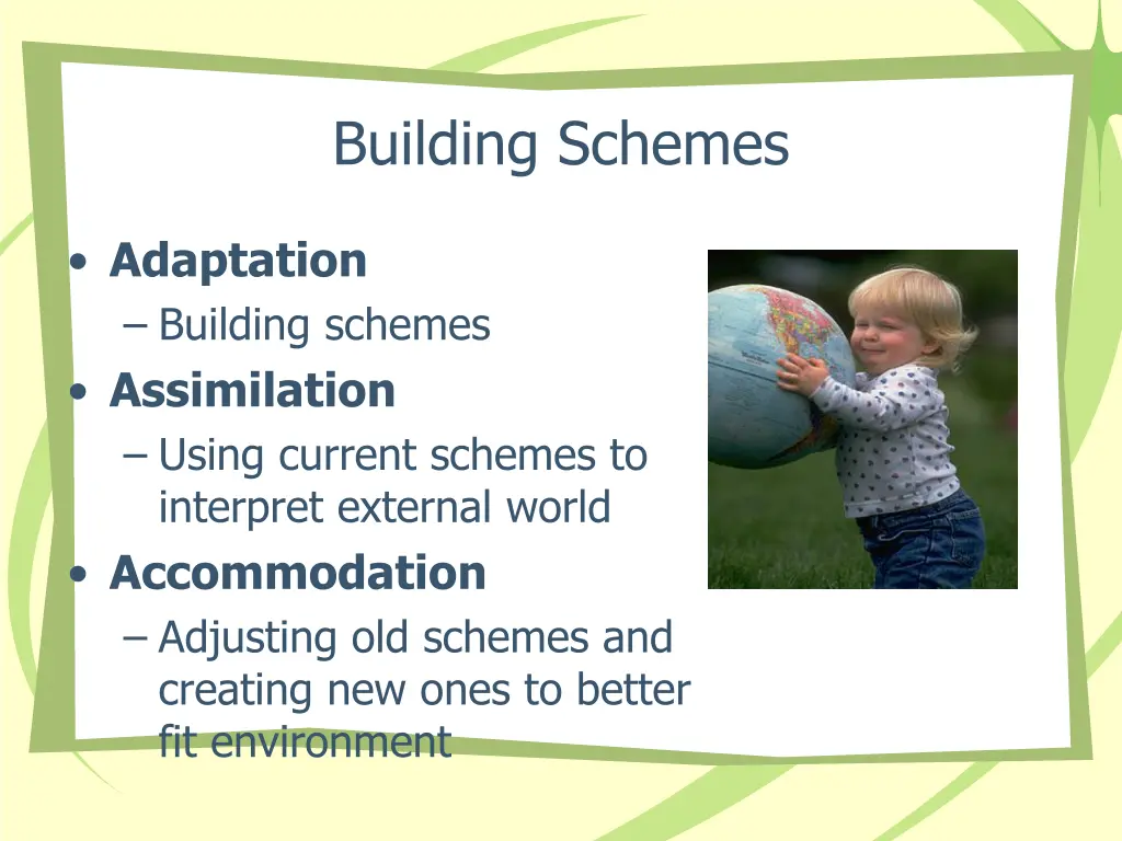 building schemes