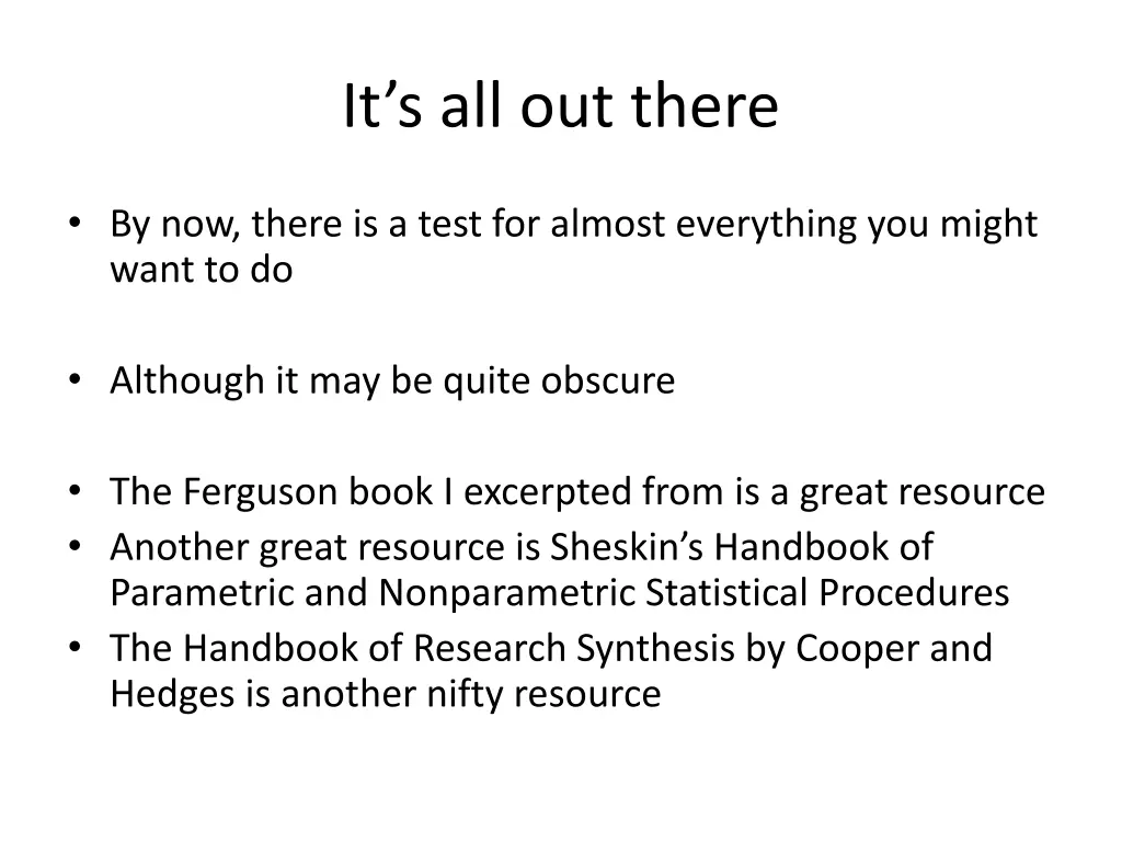 it s all out there 1